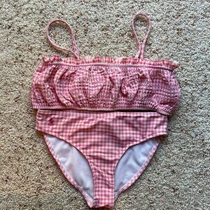 Two piece girls swimsuit